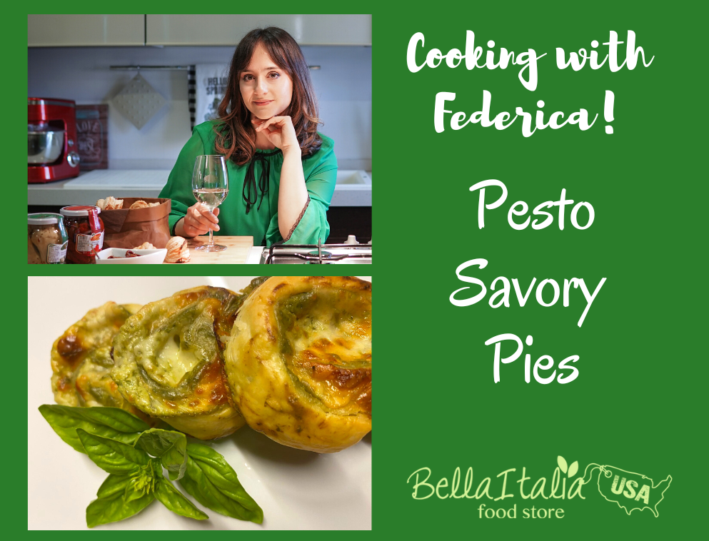 Cooking with Federica: Pesto Savory Pies