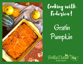 Cooking with Federica: Rich Halloween Gratin Pumpkin 