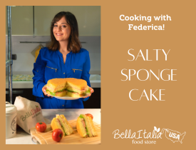 Cooking with Federica: Easy Salty Sponge Cake 
