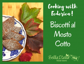 Cooking with Federica: Biscotti al Mosto Cotto - Grape Must Biscuits