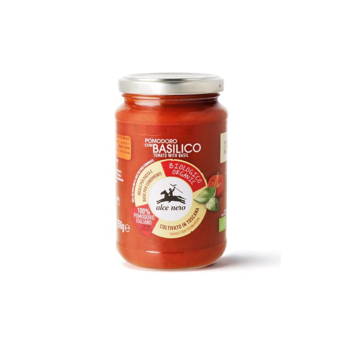 Alce Nero - Organic Tomato Sauce with Basil (350 gr - 12.3 Oz)