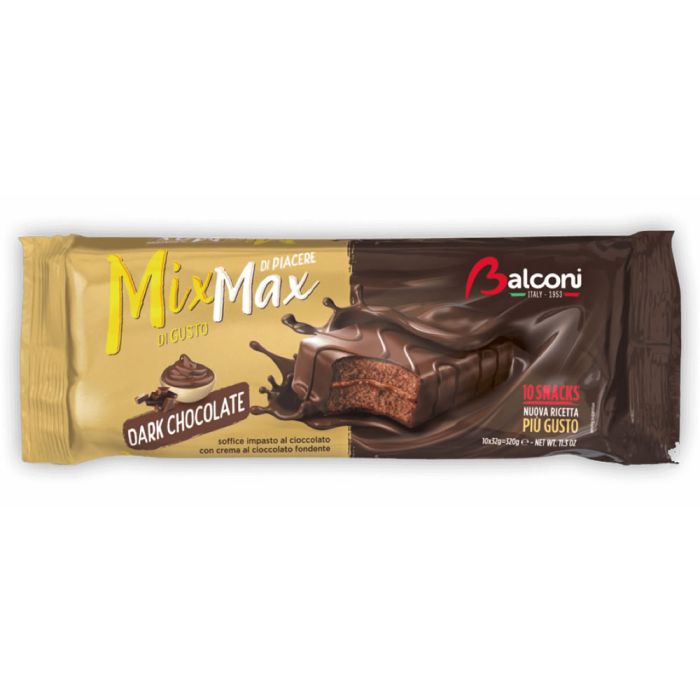 Balconi - Dark Chocolate Mix Max Snack (320gr) - BellaItalia Food