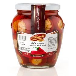 La Cerignola di una volta - Round Baby Peppers Stuffed with Tuna