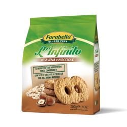 Farabella - Gluten-Free Infinito Cookies - Oat & Hazelnut Biscuits (7.05 oz - 200g)