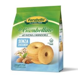 Farabella - Gluten-Free Ciambelline Cookies - Italian Shortbread Rings (7.05 oz - 200g)