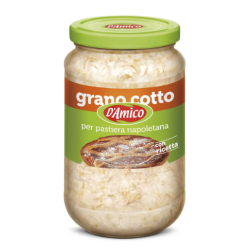 D'Amico - Grano Cotto per Pastiera Napoletana - Cooked Wheat Jar - 580gr