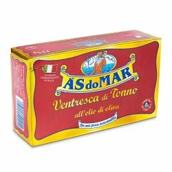 As do mar - Yellowfin Tuna Belly in Olive Oil - Ventresca di Tonno all'Olio di Oliva (125 gr - 4.40 Oz)