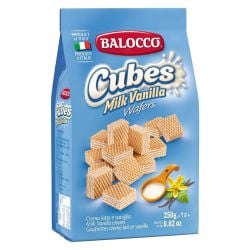 Balocco - Cubes Wafer Milk Vanilla (250gr - 8.82 oz)