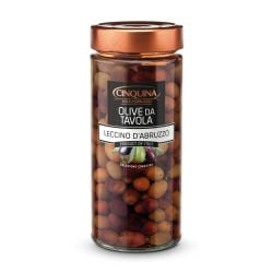 Cinquina - Black Leccino Olives - 580 ml