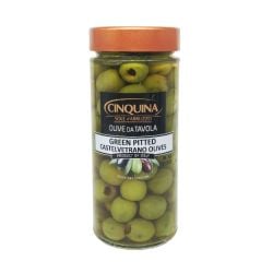 Cinquina - Castelvetrano Green Pitted Olives - 580 ml