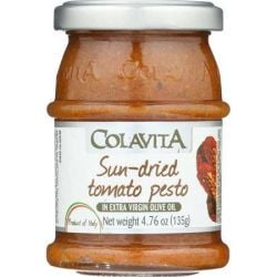 Colavita Sun-Dried Tomato Pesto Sauce In Extra Virgin Olive Oil, 4.76 Ounce