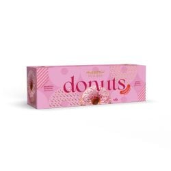 Maxtris - Strawberry Mini Donuts - Gluten-Free - Gourmet Italian Pastry (210gr - 6-Pack)