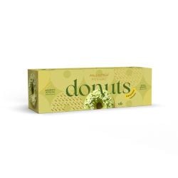 Maxtris - Pistachio Mini Donuts - Gluten-Free - Gourmet Italian Pastry (210gr - 6-Pack)