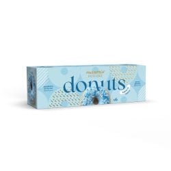 Maxtris - Vanilla Mini Donuts - Gluten-Free - Gourmet Italian Pastry (210gr - 6-Pack)