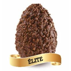 Di Iorio- Milk Chocolate Easter Egg and Chopped Hazelnuts - Elite - 300gr 10.58 Oz