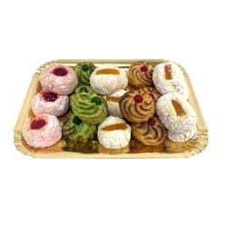 Furco Biscotti - Mixed Tray of Traditional Sicilian Almond Pastries (750 gr - 26.45 oz)