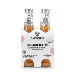 Galvanina- Organic Bellini Mocktail - NON-Alcoholic (4 X 200ml)