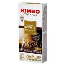 Kimbo - Nespresso Compatible Coffee Capsules - Espresso Barista 100% Arabica - 10 Capsules