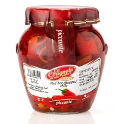 La Cerignola di una volta - Red Hot Chopped Pepper - 314 ml - 10,23 oz