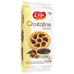 Lago - Crostatine Cacao - Cocoa tart - 240gr 8.47Oz