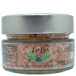 Tartufi Le Ife - Pink Salt from Himalaya with Black Truffle 100 gr / 3.52 Oz