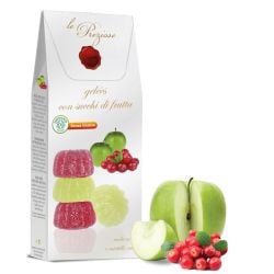 Le preziose - Jelly Candies Green Apple & Cranberry with Fruit Juice (200 gr - 7.05 Oz)