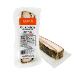 Maestri - Guanciale - Dry Cured Pork Jowl - Imported from Italy - 227gr - 8oz