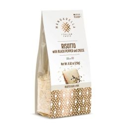 Mandarella Italian Carnaroli Risotto Mix Cacio e Pepe (Cheese & Black Pepper) - Ready to Cook (250 gr - 8.82 oz)