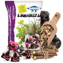 Mangini - Caramelle Liquirizia - Liquorice Candies (150 gr - 5.29 Oz )