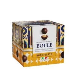 Maxtris - Boule Nocciolato - Chocolate pralines with Dark Chocolate and a Whole Hazelnut (150 gr / 5.29 oz)