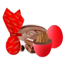 Maxtris - Fiocco Red - Chocolate dragee with almond (500 gr / 1.1 lb)