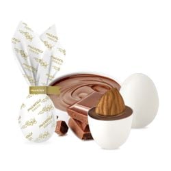 Maxtris - Fiocco White - Chocolate dragee with almond (500 gr / 1.1 lb)