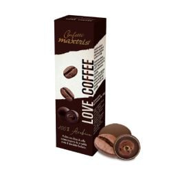 Maxtris - Love Coffee - Coffee beans in dark chocolate (30 gr / 1.05 oz)