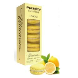 Maxtris - Macarons Limone - Lemon Macarons (78 gr / 2.75 oz)