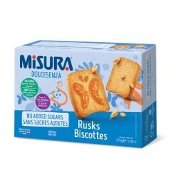 Misura Dolcesenza - No Added Sugar Rusks - Fette Biscottate Senza Zuccheri Aggiunti (320 gr - 11.29 oz)