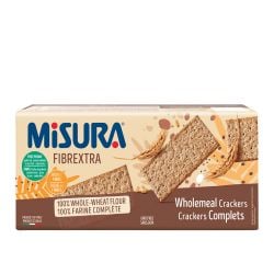 Misura Fibrextra - Whole Wheat Crackers - Crackers Integrali (385 gr - 13.58 oz)