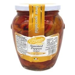 La Cerignola di una volta - Seasoned Pepper Stripes - 580 ml - 19,40 oz