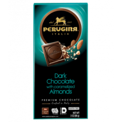 Perugina - Cioccolato Fondente con Mandorle - Dark Chocolate with Almonds (86gr)