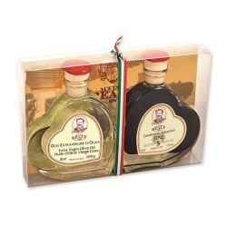 Acetaia Reale - Set di cuori: Olio & Condimento 5 anni - 2 X 50 ml / 1.69 fl oz