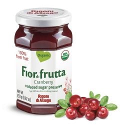 Rigoni di Asiago - Fiordifrutta Cranberry Organic Spread (250gr - 8.82oz)
