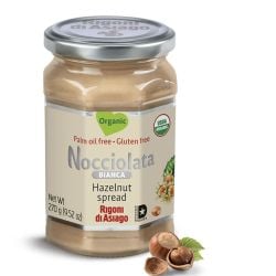 Rigoni di Asiago - Nocciolata BIANCA - Organic Hazelnut Spread (250 gr - 8.82 oz)