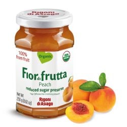Rigoni di Asiago - Fiordifrutta Pesche - Peaches Organic Spread - 250gr - 8.82oz