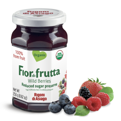 Rigoni di Asiago - Fiordifrutta Frutti di Bosco - Wild Berries Organic Spread - 250gr - 8.82oz