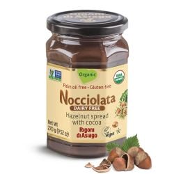 Rigoni di Asiago - Dairy Free Nocciolata - Organic Cocoa and Hazelnut Spread - 270gr - 9.52oz