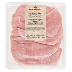 Rovagnati - Pre-Sliced Prosciutto Cotto Classic - Italian Cooked Ham (4 Oz - 114 gr)