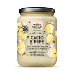 Sacla Italia - Cacio e Pepe Sauce with Pecorino Romano and Black Pepper - 410gr - 14.5 Oz