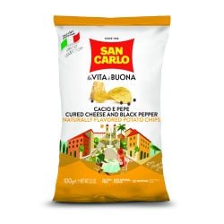 San Carlo - CACIO E PEPE POTATO CHIPS (100 gr - 3.5 oz)