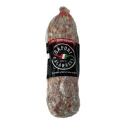 Sapori Calabresi - Hot Sopressata Salami (1 lb avg)