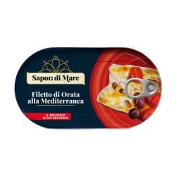 Sapori di Mare - Filetto di Orata alla Mediterranea - Dorade Fillet with Tomato and Olives (145 gr - 5.11 oz)