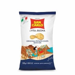 San Carlo - ORIGINAL POTATO CHIPS SKIN-ON (100 gr - 3.5 oz)